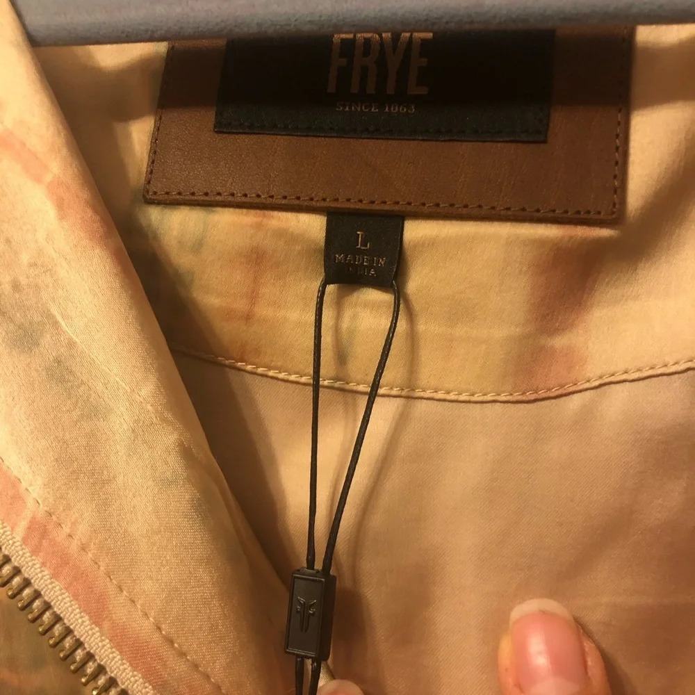 NWT FRYE TIE DYE SILK JACKET - Picture 6 of 7